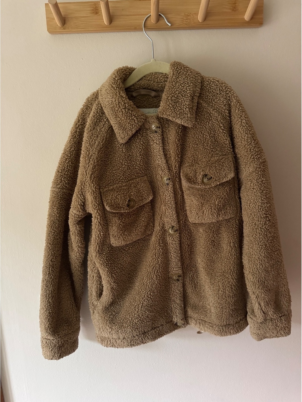 Girls size 7/8 treasure and bond Sherpa jacket
